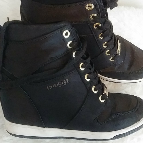 pink and rose gold trainers